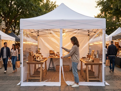 Transparent PVC Sidewall for Event Tents - product detail