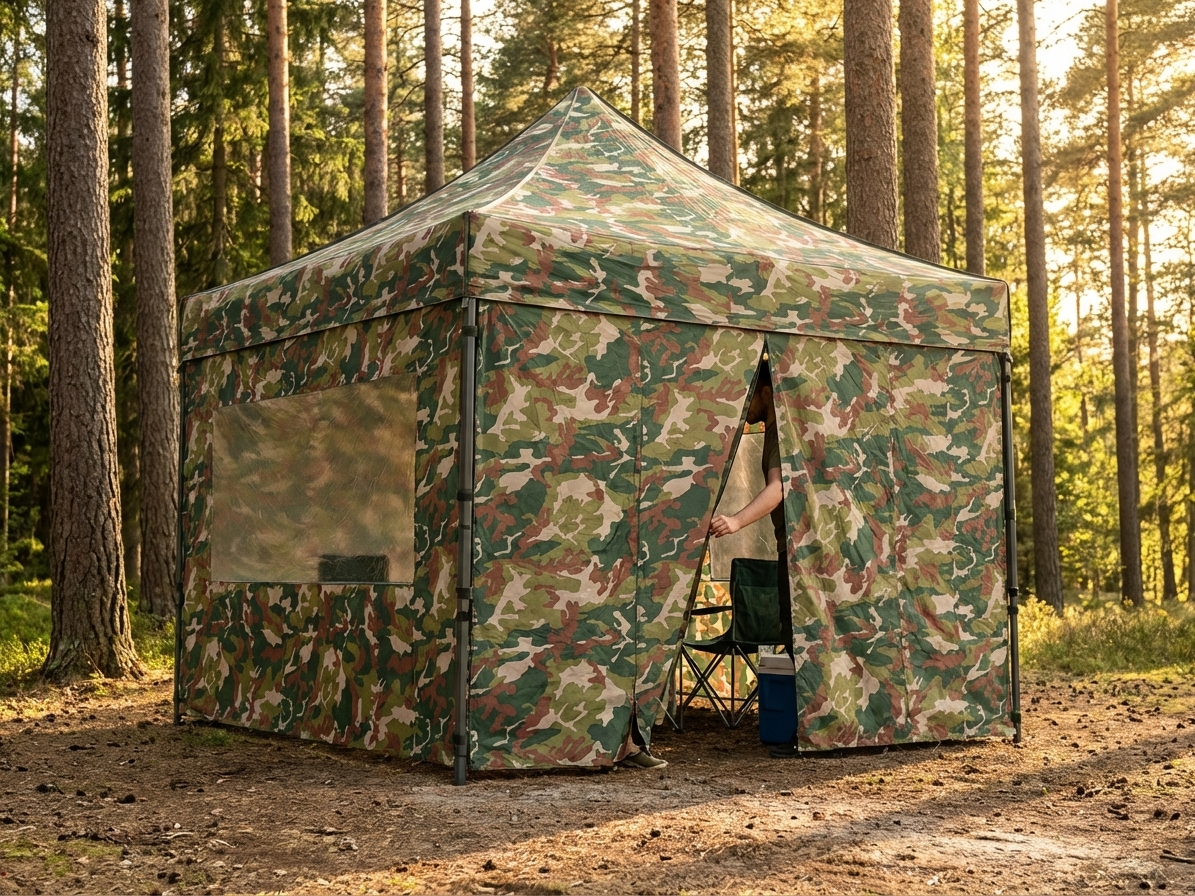 Camouflage pop up gazebo sidewall kit 3x3m - product detail