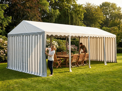 PVC Roof Cover for 5x8 m Marquee in White/Grey - product detail