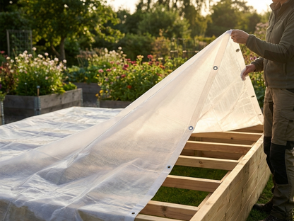 Translucent tarpaulin 5x8m for outdoor cover
