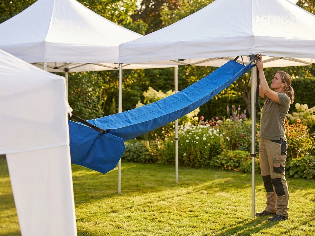 Raingutter 8 m Blue for Outdoor FleXtents - product detail