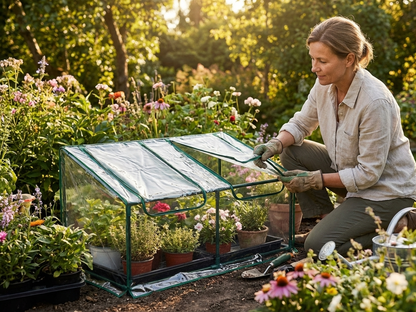 Transparent PVC mini greenhouse cover for plant protection
