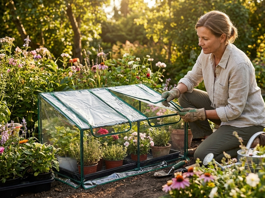 Transparent PVC mini greenhouse cover for plant protection