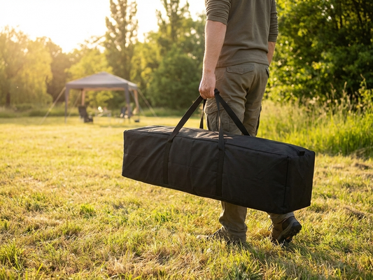 Black carry bag for outdoor events, 2x2 m size - product detail