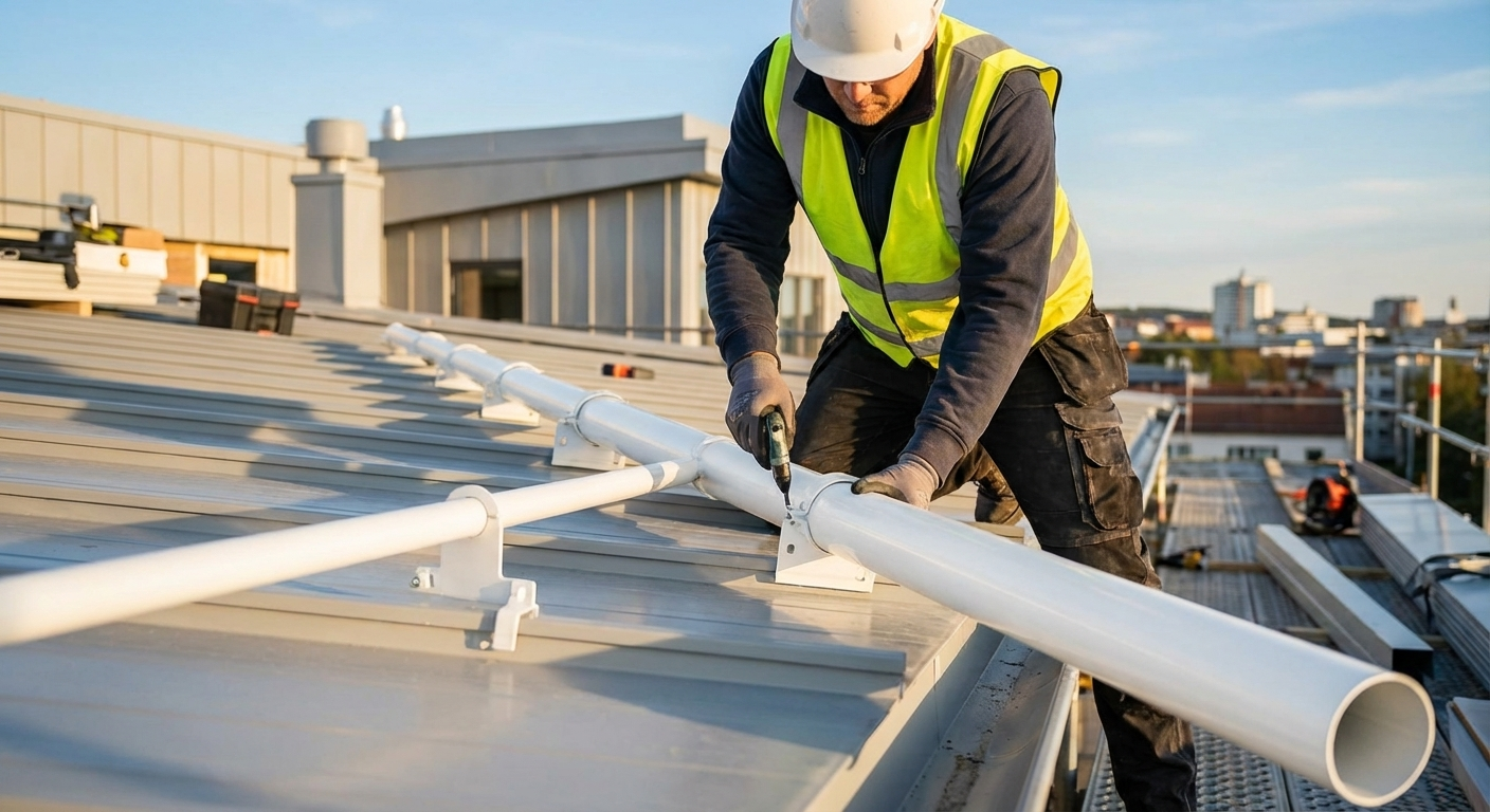 Galvanised steel roof pipe for construction use