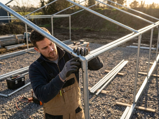 Silver galvanised steel tube for roofing Ø50 mm - product detail