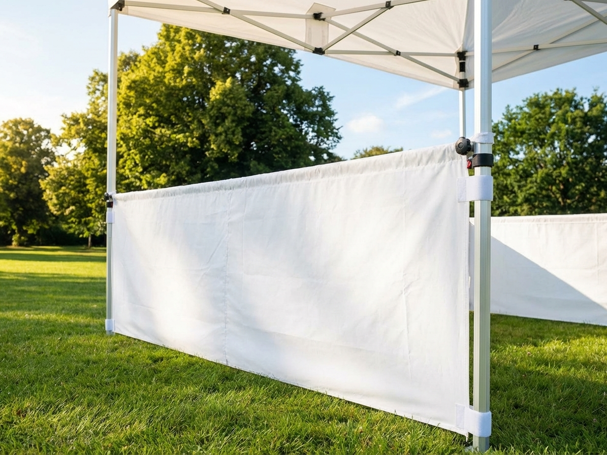 White sidewall for event tents, 3m size, polyester PVC - product detail