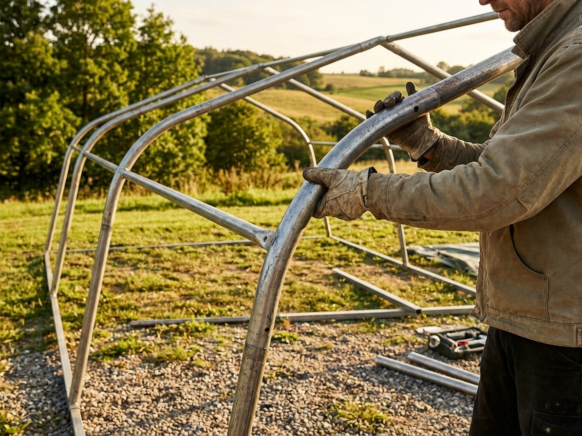 Steel Storage Arch for Industrial Use