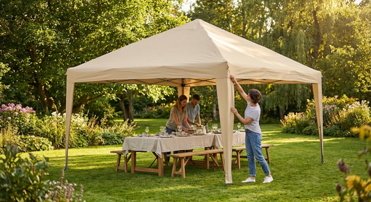 PVC Marquee Roof Cover in Sand Colour, 3x6m Size - product detail