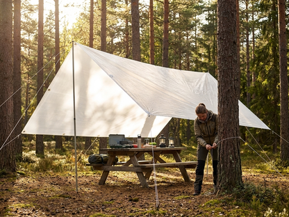 Translucent PE tarpaulin 4x6 m for outdoor coverage - product detail