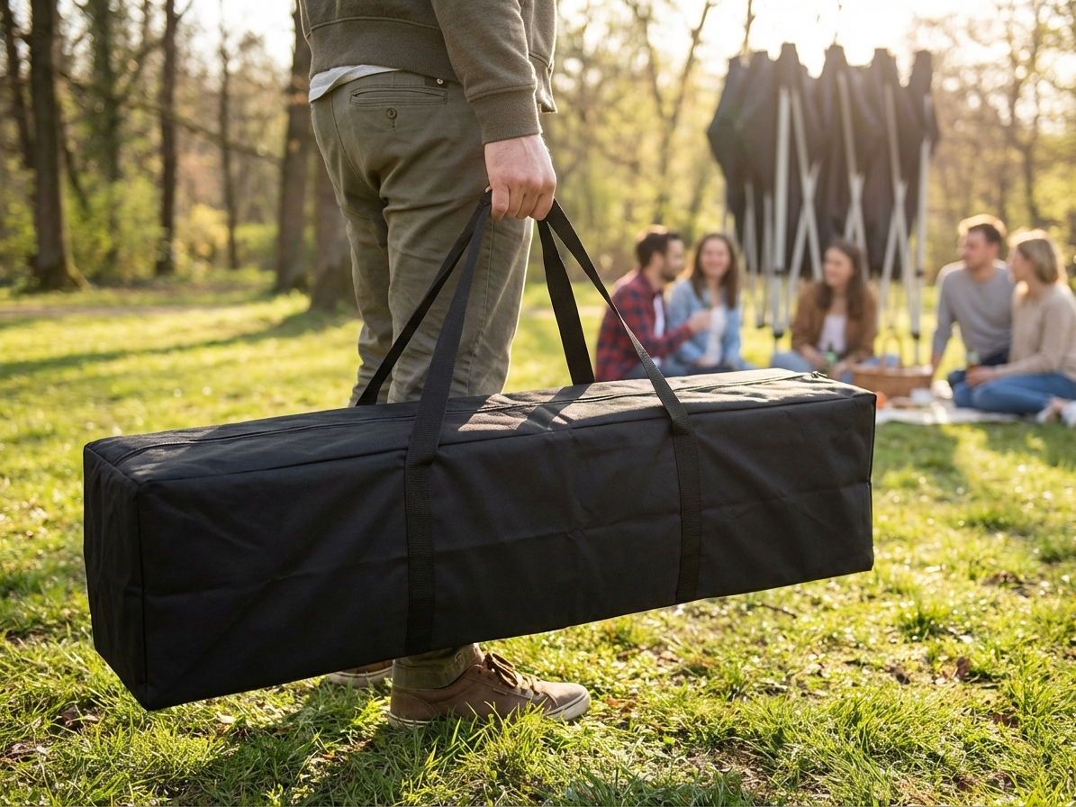 Black carry bag 3x3 m for event use - view 3