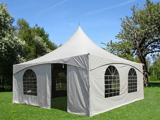 White PVC Pagoda Marquee 6x6 m for Outdoor Events