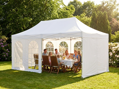 White pop up gazebo 3x6m for outdoor events