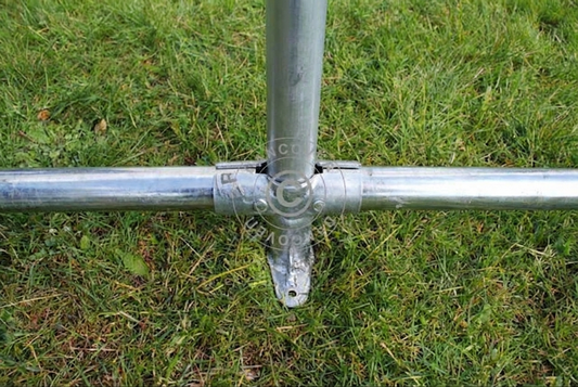Ground bar frame for 4x6 m marquee with galvanised steel - product detail