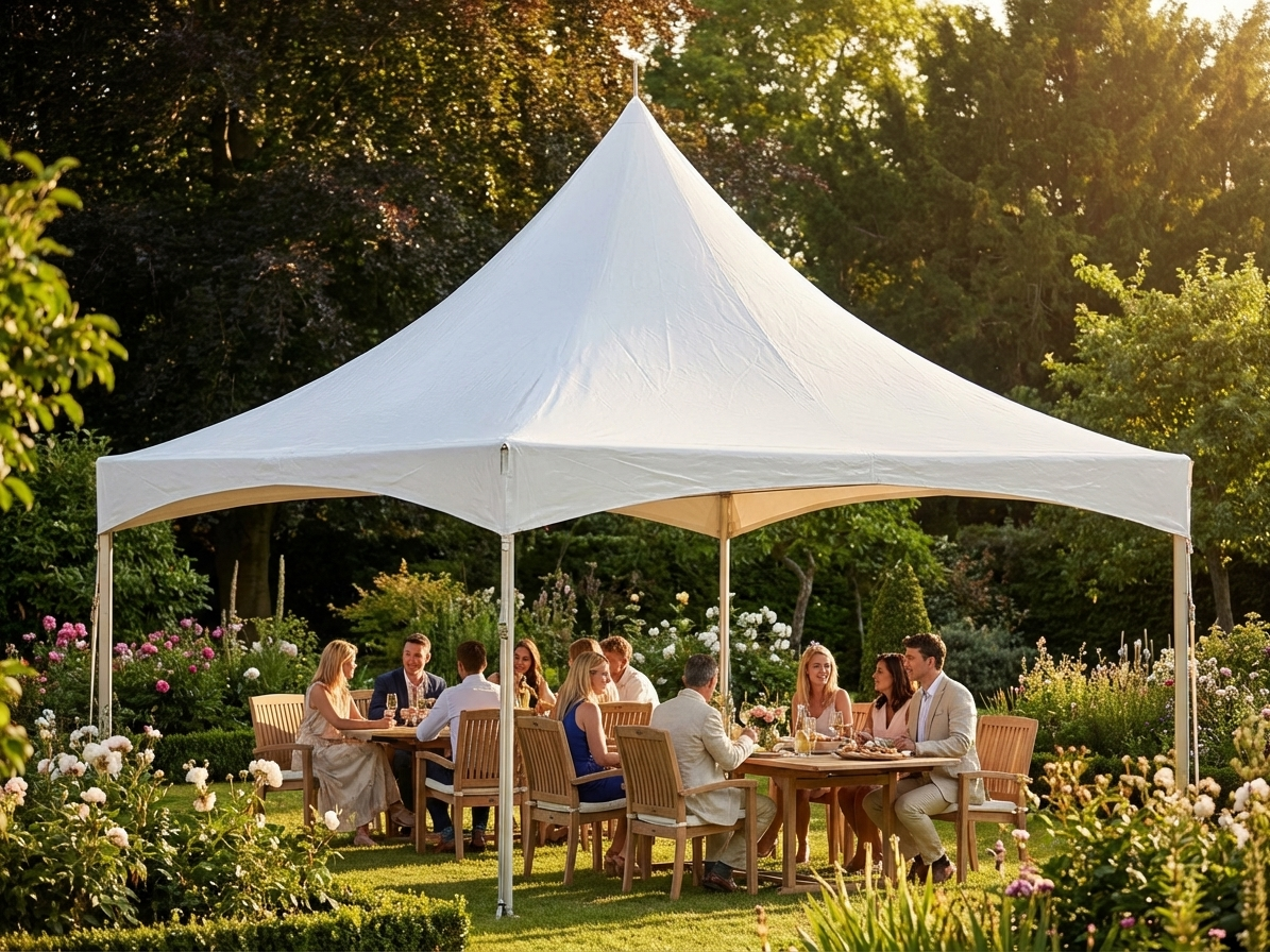 PVC roof cover for PartyZone Pagoda 4x4m in white - product detail
