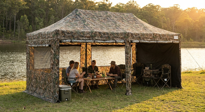 Camouflage pop up gazebo with steel frame for outdoor events - product detail
