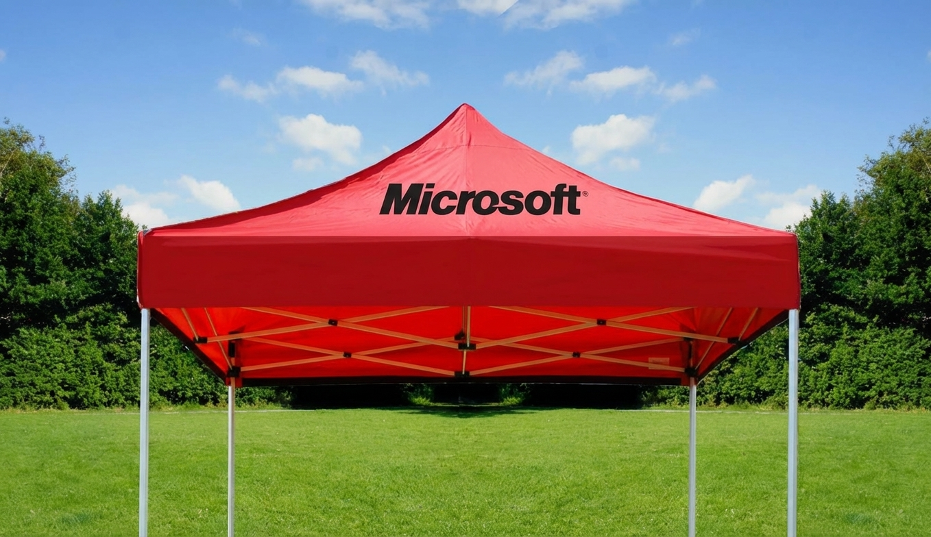 Roof cover print 50x40 cm for event tents - product detail