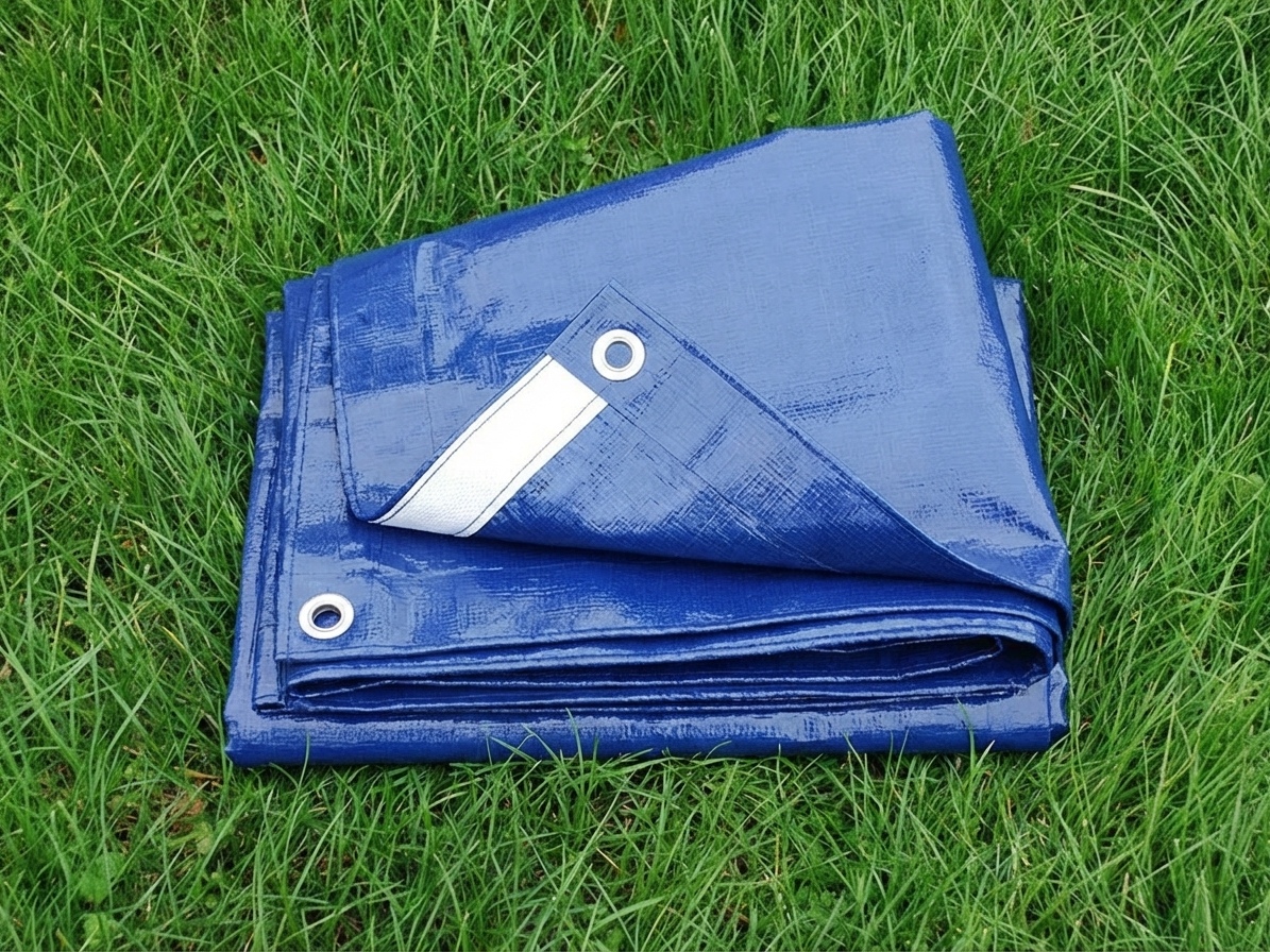 Blue tarpaulin 10x20 m for outdoor use