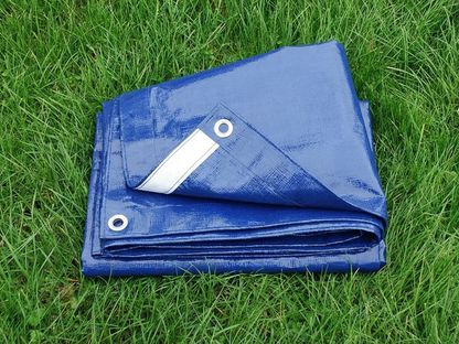 Blue tarpaulin 10x20 m for outdoor use