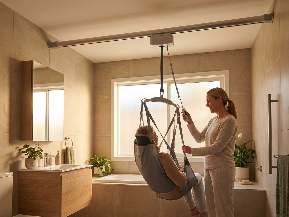 Ceiling Rail 1465 mm Silver Galvanised Steel for Indoor Use - view 3