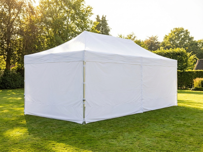 Pop Up Gazebo 4x8m White with Aluminium Frame