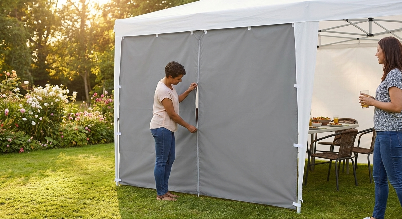 5m white PVC partition wall for marquee use