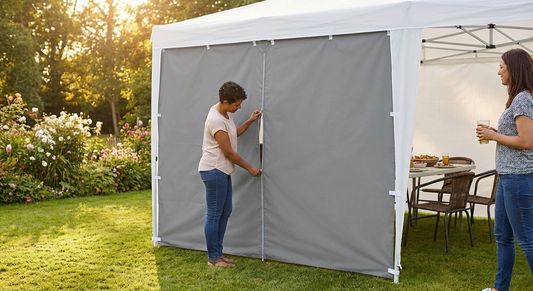 5m white PVC partition wall for marquee use