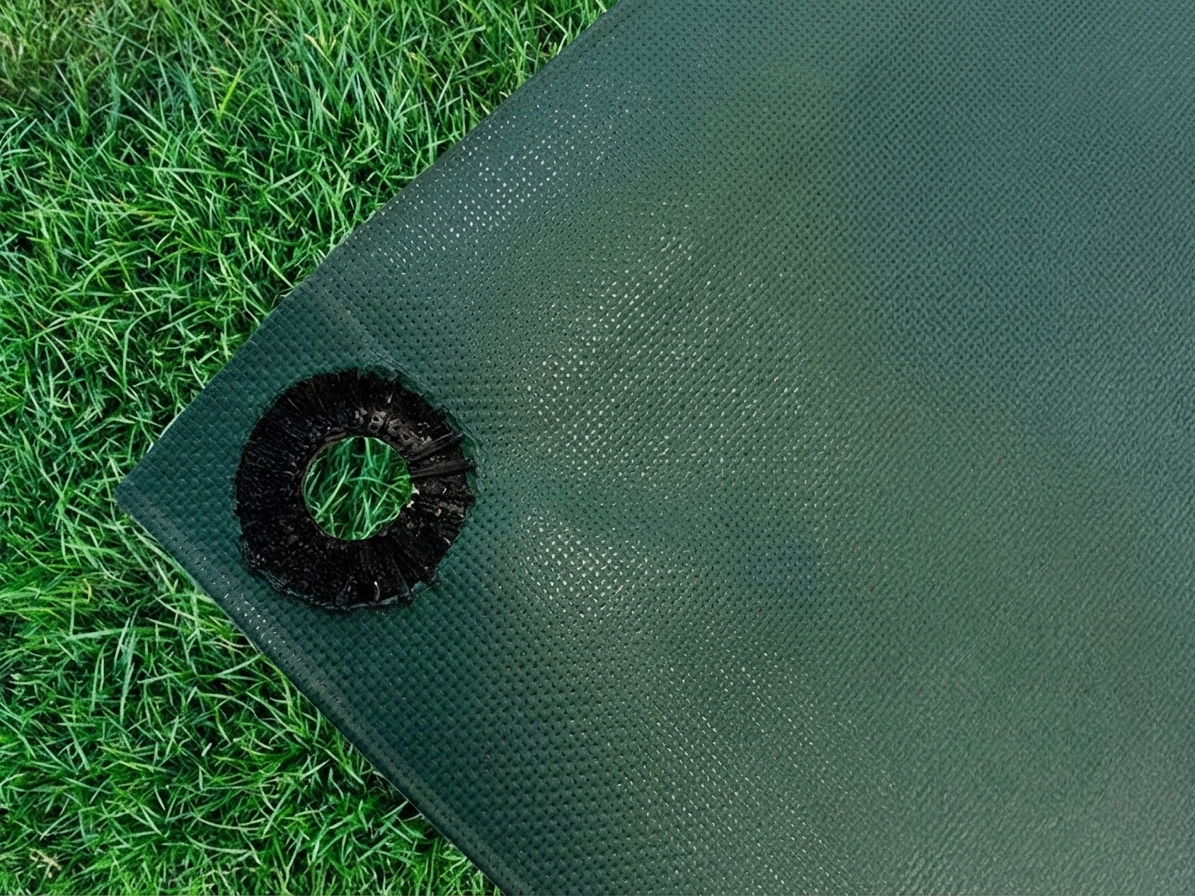 Green tarpaulin 6x8 m for outdoor protection - product detail