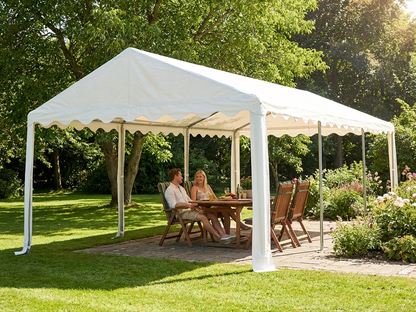 White PVC roof cover for marquee, 4x8m, strong and waterproof - view 3