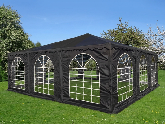 Black Pagoda Marquee 7x7 m for Outdoor Events