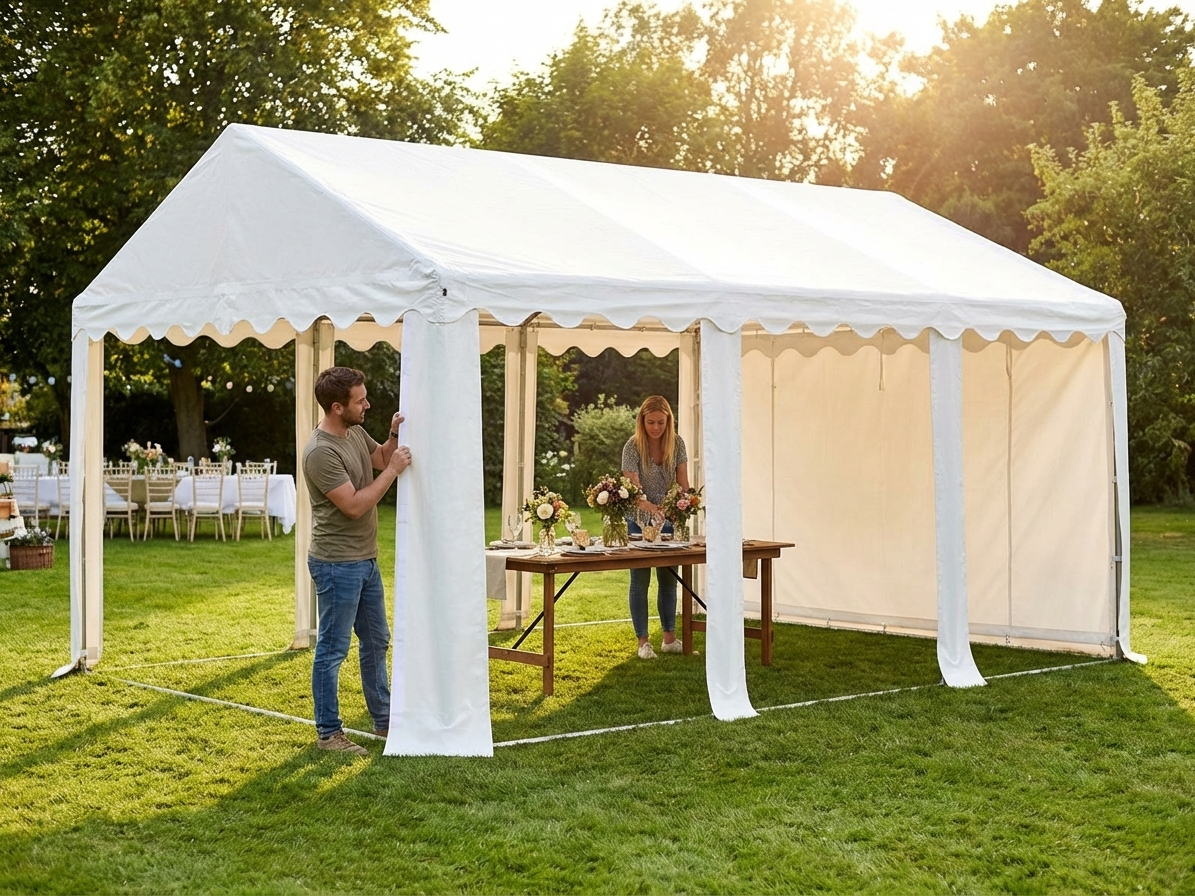 White PVC marquee roof cover 5x6m for event shelter