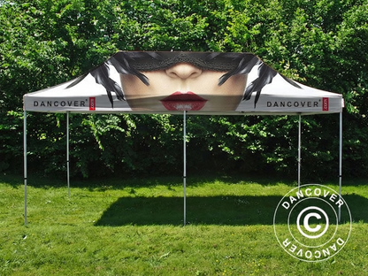 Pop up gazebo 3x6m white aluminium frame