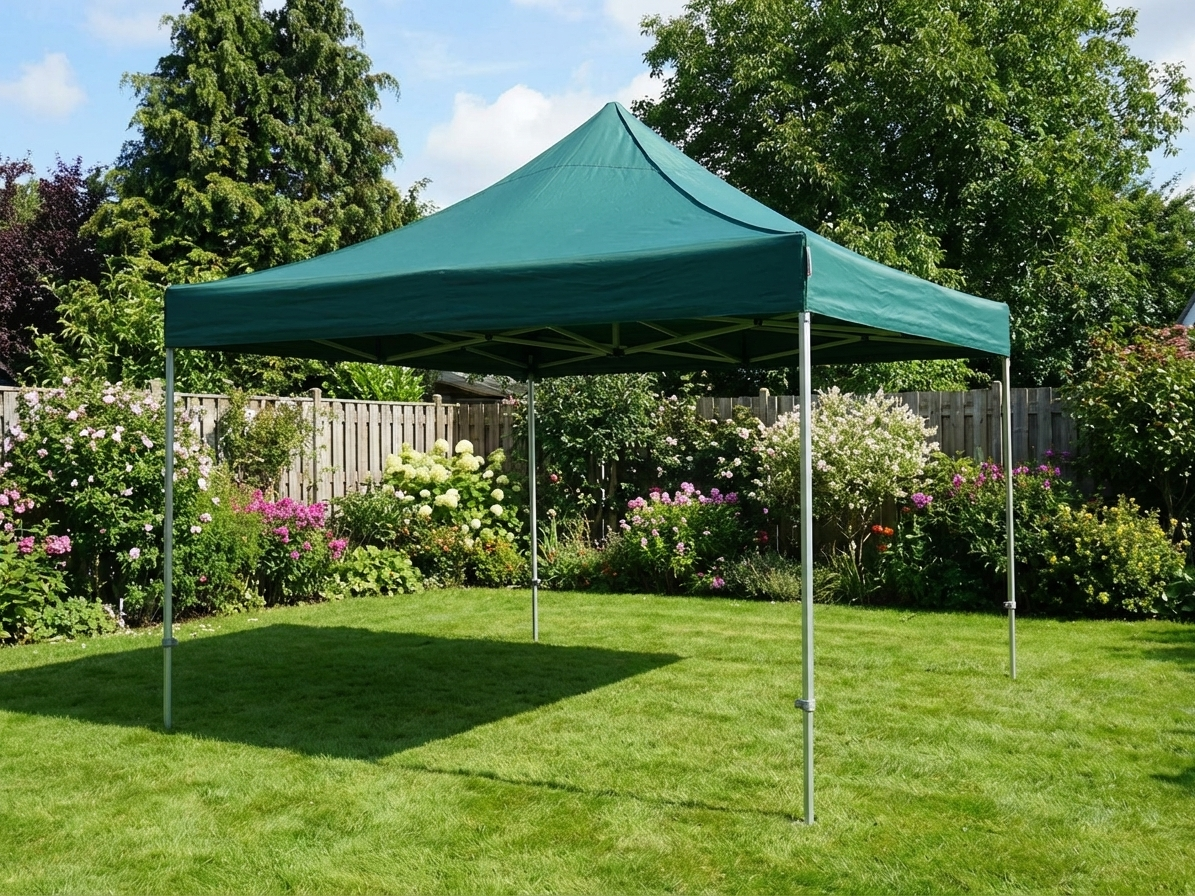 Pop Up Gazebo 4x4m Green with Aluminium Frame