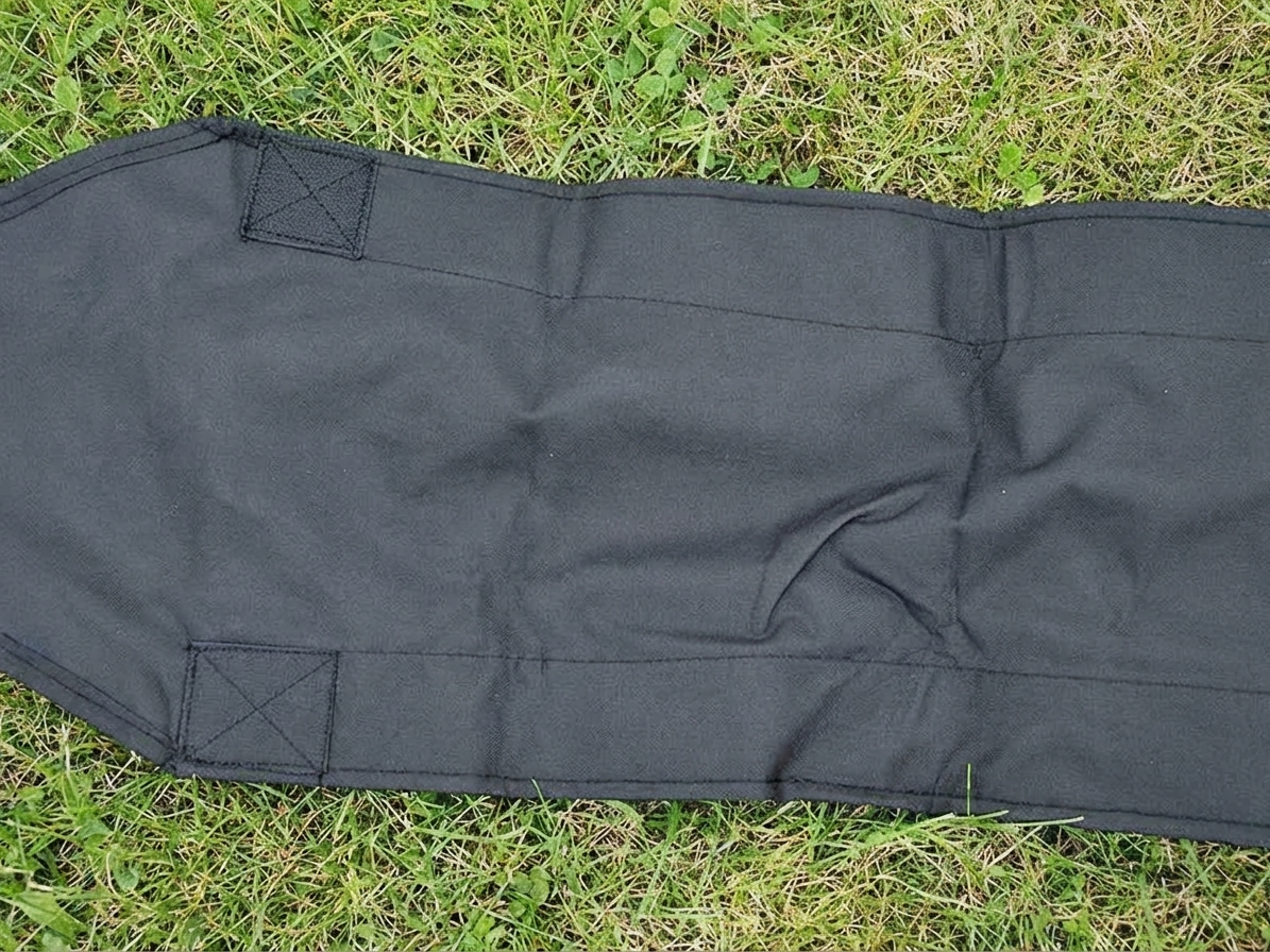 Black raingutter for FleXtents, 6 metres long, waterproof - product detail