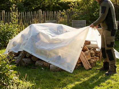 Translucent tarpaulin 8x12m for outdoor cover - product detail