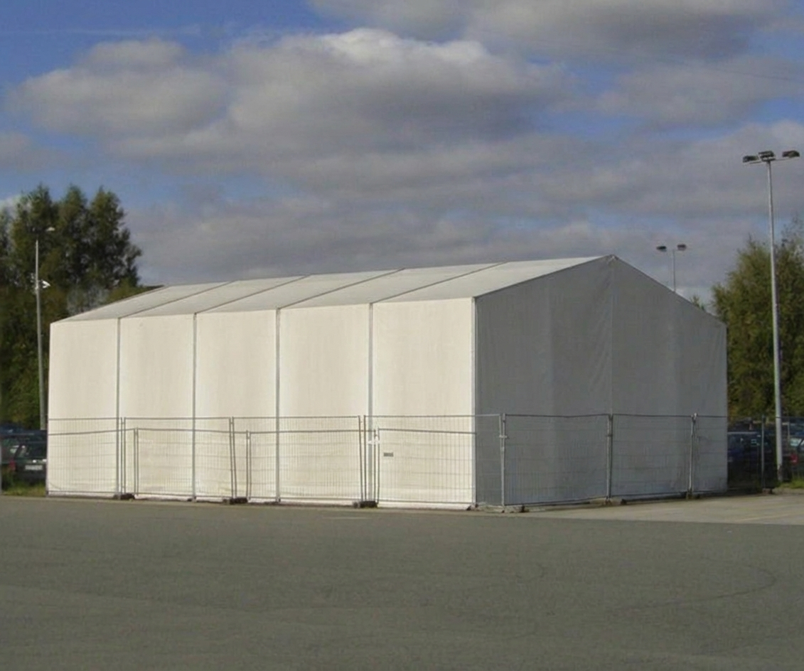 Storage Shelter 7.5x10x5.4 m White, Heavy PVC and Steel - product detail