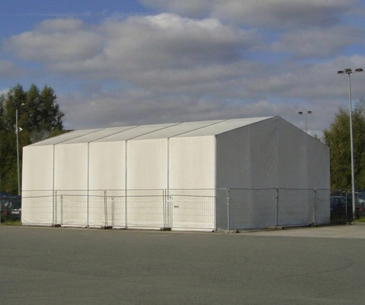 Storage Shelter 7.5x10x5.4 m White, Heavy PVC and Steel - product detail