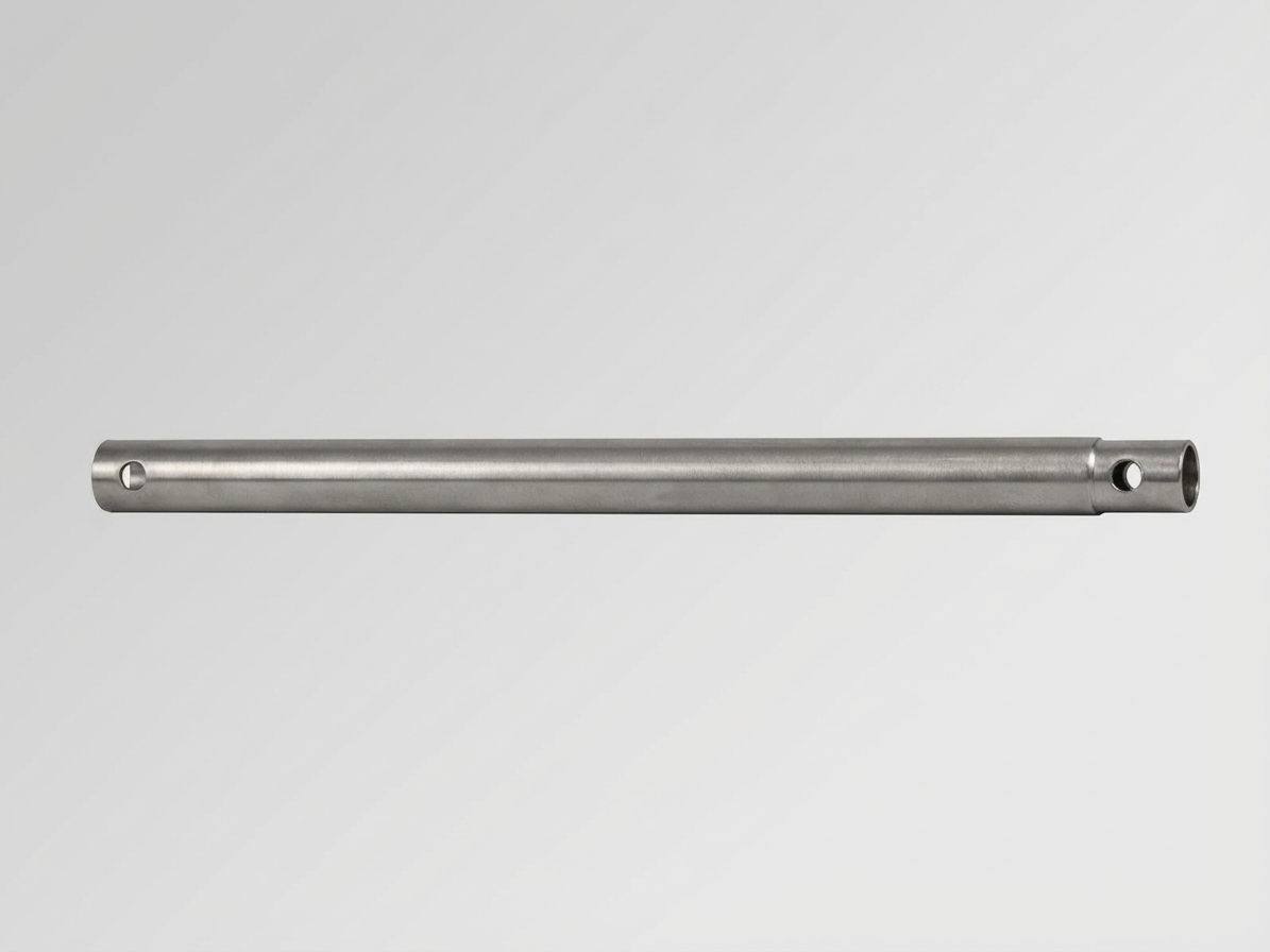 Connecting pipe for storage tent in silver galvanised steel - product detail