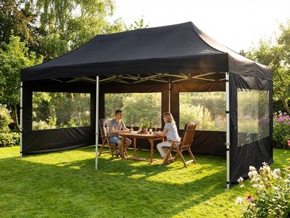White gazebo roof lining 3x6m made from polyester pongee