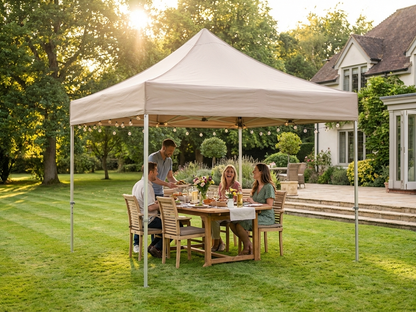 Latte pop-up gazebo for outdoor events