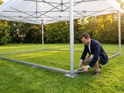 Steel Ground Bar for Event Tents, 4x6m