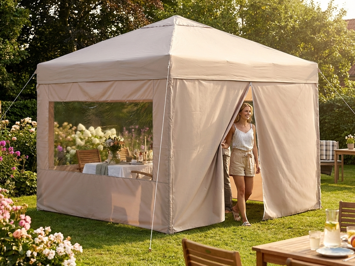 Gazebo Sidewall Kit in Latte for 3x3m Gazebo - view 3