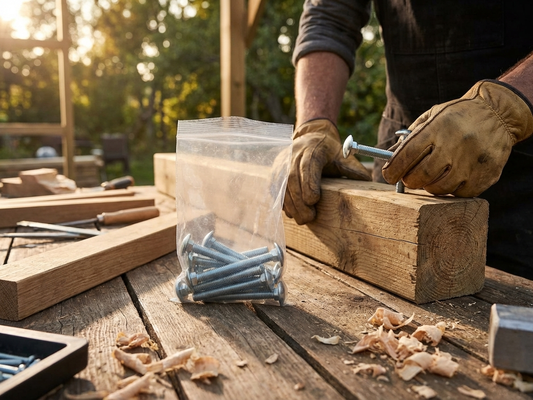 Steel bolts in 3-inch size with silver finish for industrial use - product detail