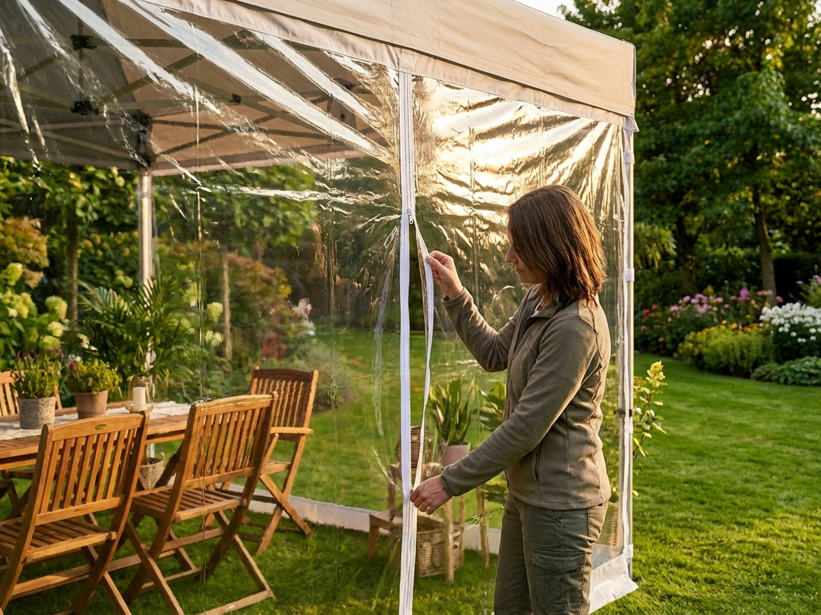 Transparent PVC Sidewall for Event Tents - view 3