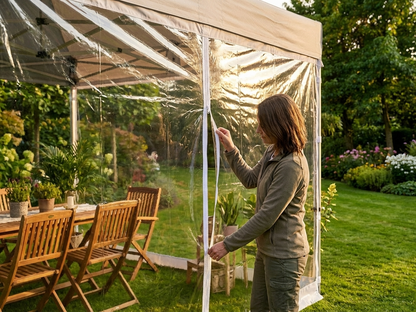 Transparent PVC Sidewall for Event Tents - view 3