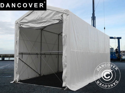 White PVC storage shelter for industrial use - product detail