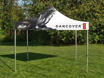 White pop-up gazebo with aluminium frame for outdoor events - product detail