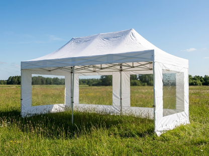 Pop Up Gazebo 3x6 m White for Outdoor Events