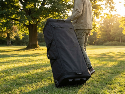 Black carry bag with wheels for Flextents Xtreme 50 4x8 m - view 3