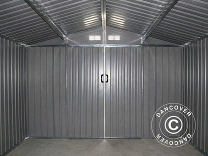Aluminium Grey Garden Shed 2.77x1.91m for Outdoor Use - product detail